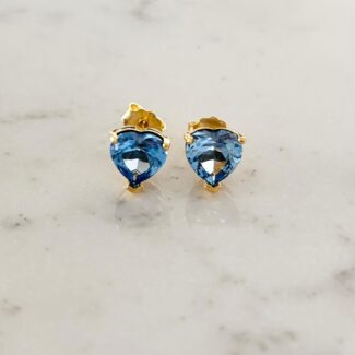 Sweetheart Earrings - 18K Gold