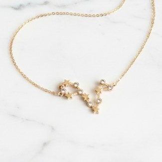 Pisces Constellation Anklet - 18K Gold