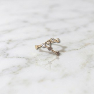 Cancer Constellation Ring- 18K Gold