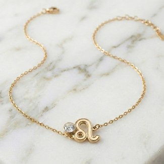 Leo Sign Bracelet- 18K Gold