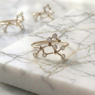 Leo Constellation Ring- 18K Gold