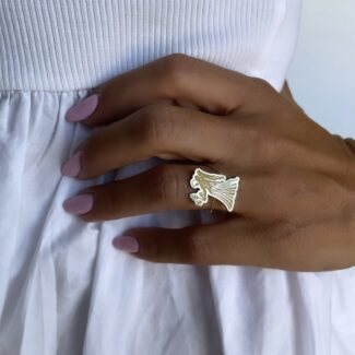 Horoscope Zodiac Chain Ring - 18K Gold