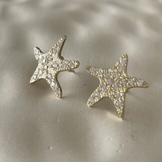 Starfish Studs - 18K Gold