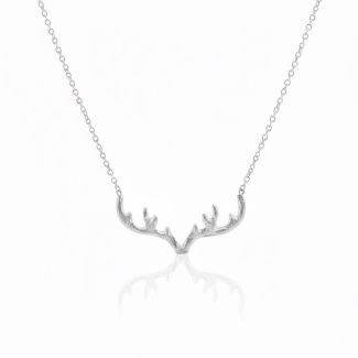 The Antler Necklace - Silver Gold Plated